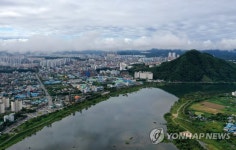 구름 이불 덮은 춘천