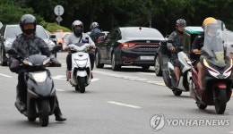배달 서비스 늘자 오토바이 고속도로 진입도 해마다 증가