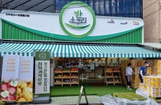 진주청과시장에 개장한 한소쿠리