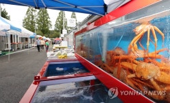 한산한 영덕 오일장