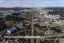 궁내동 톨게이트 부근 차량 흐름 서행