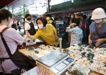 추석 인사하는 심상정 의원