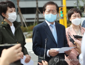 판교대장 개발사업구역 찾은 홍준표