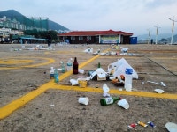 낭만 대신 술병 천지…관광객이 버린 쓰레기로 몸살 앓는 여수