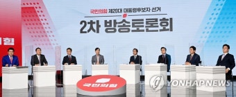 국민의힘 대선 후보자 2차 방송토론
