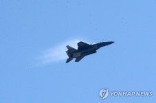 순식간에 지나가는 전투기