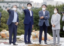 오금공원 배수지 공원 사업 현장 찾은 송파구청장