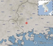 경남 하동 북북동쪽서 규모 2.5 지진…올해 10번째 규모