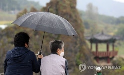 도담삼봉 바라보는 시민들