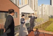 신길중학교 개교 기념식 참석한 조희연 서울교육감