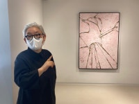 화사한 핑크·영롱한 자개…현대미술가 이불의 평면 작업