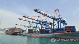 부산신항 서컨테이너부두 무인장비 도입 놓고 노사갈등