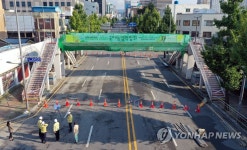 붕괴위험 육교, 긴급 철거