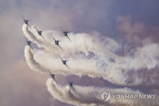 곡예비행 펼치는 블랙이글스