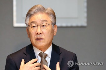 더불어민주당 이재명 대선후보, 연합뉴스와 인터뷰