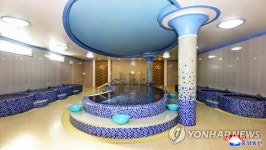 북한 평안북도에 온천욕 할수있는 은덕원 건설