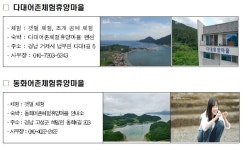 가을여행 즐기기 좋은 어촌마을은…거제 다대마을 등 4곳