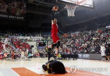 이윤환·성정아 부부, KBL 올스타전 덩크슛 콘테스트 심사