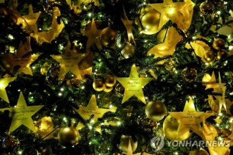 [월드&포토] 바이든 백악관 첫 크리스마스 장식 공개…통합 염원