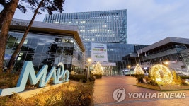 마포구청 광장 겨울화단