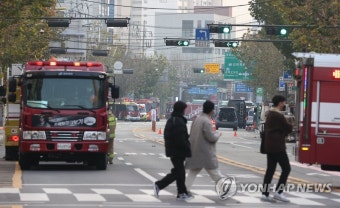 폭발물 의심 신고, 창전로 일시 통제