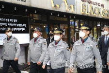 김창룡 경찰청장, 부천 유흥시설 방역 점검