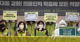 코로나19 병상 인력 확충 및 의료대응체계 정비 촉구 긴급 기자회견