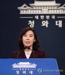 문재인 대통령 특별사면 메시지 발표하는 청와대 대변인