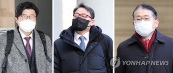 이규원-이광철-차규근, '김학의 불법출금' 속행공판 출석
