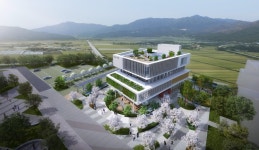 습지 공원 옆 유천도서관 준공…익산시 첫 생태특화도서관