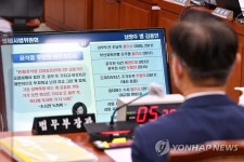 윤석열 대선 후보 관련 질의 듣는 박범계 법무부 장관