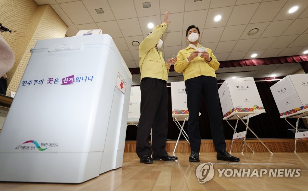 오세훈 시장, 제21대 대통령선거 사전투표소 철저한 점검과 안전한 투표 환경 조성에 노력