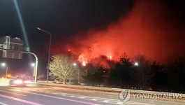 확산하는 강릉 산불