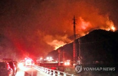 꺼지지 않는 삼척 산불
