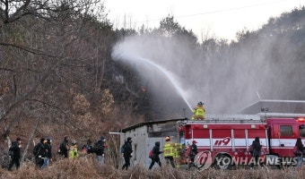 삼척 산불현장 진화작업