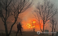 동해시, 산불 진화 안간힘
