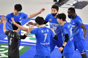 '봄 배구' 간절한 남자배구 한국전력, 정규리그 4위 확보