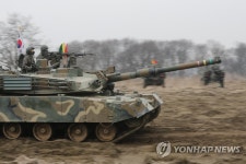이동하는 K1전차