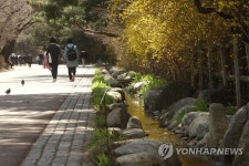 자연형 실개천에서 산책을