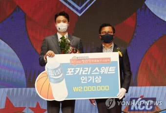 ‘원주 DB 허웅‘ 인기상