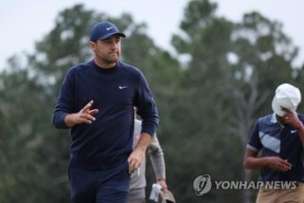 마스터스 36홀 최다 타수차 선두 셰플러 