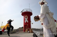 팽목항에서 열린 기억문화제