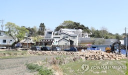 문재인 대통령 경남 양산 사저 전경