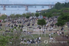 북적이는 한강시민공원