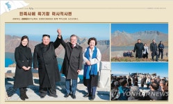 북한, 문 대통령 퇴임 맞춰 정상회담 화보 발행