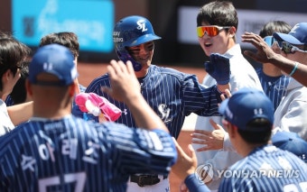 구자욱 '복귀 홈런'