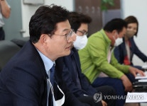 서울시자동차검사정비사업조합 찾은 송영길 후보