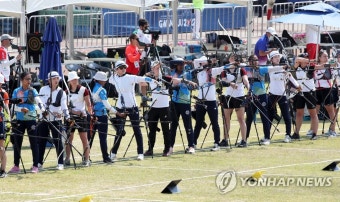 광주양궁월드컵 리커브 예선