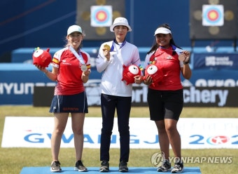 김윤희 금메달, 광주양궁월드컵 컴파운드 여자개인전
