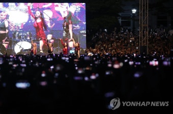 걸그룹 에스파 공연